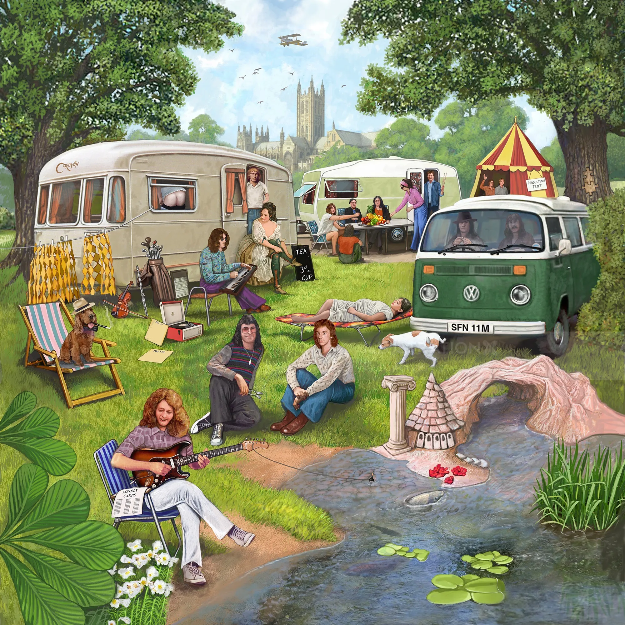 Cover art for the box set CARAVAN – Who Do We Think We Are?