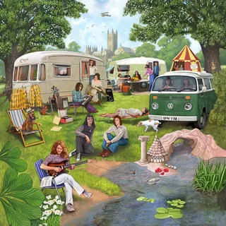 Cover art for the box set CARAVAN – Who Do We Think We Are?