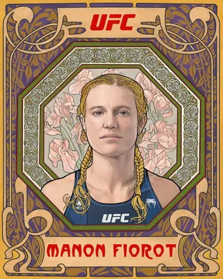 UFC poster promoting "Manon Fiorot"