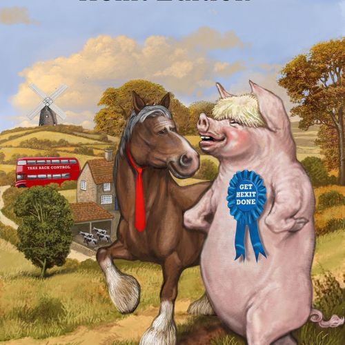 Dave magazine cover about the animal farm