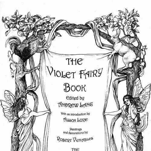 book cover design of The Violet Fairy Book
