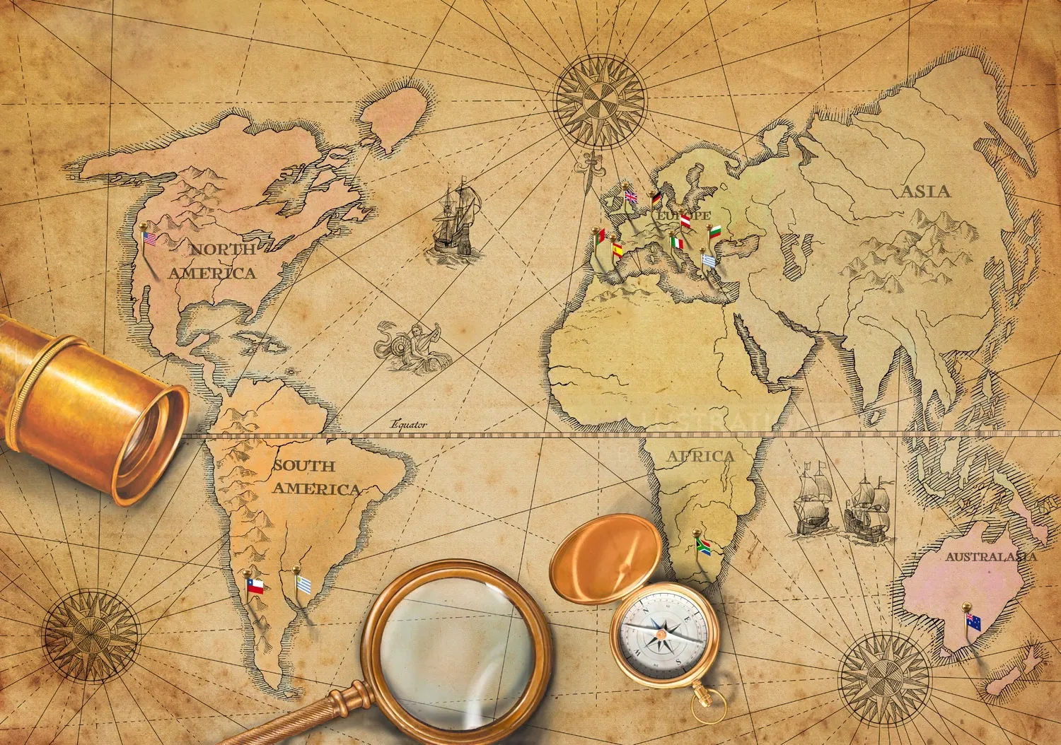 World map illustration by Bob Venables