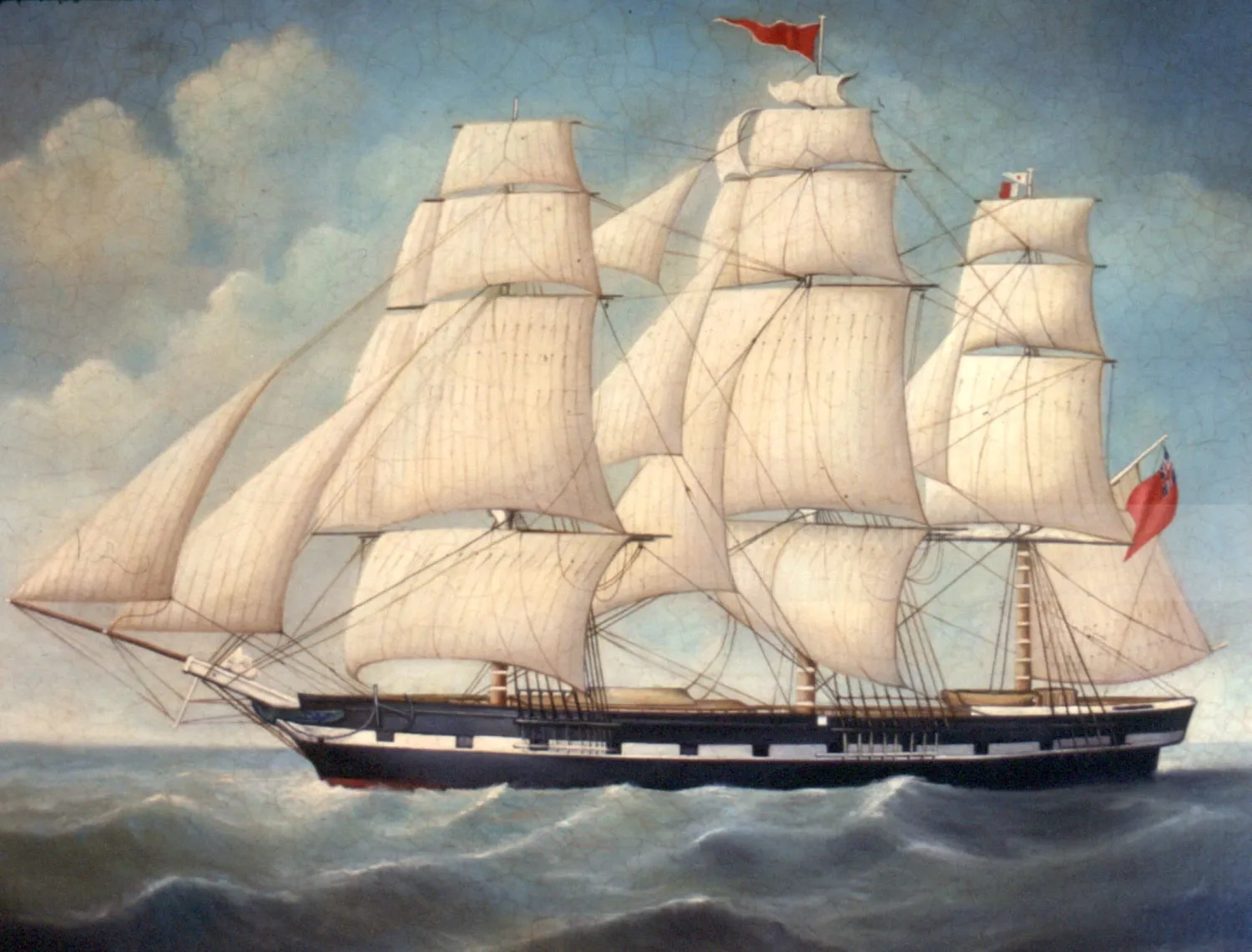 Galleon Ship Painting