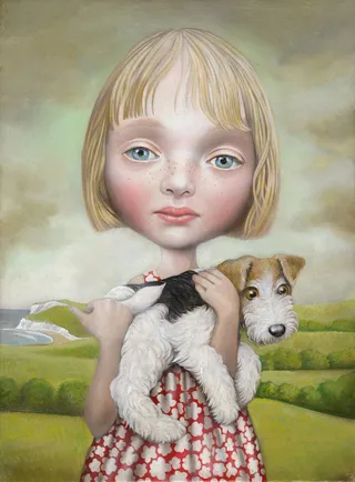 Portraiture of a Girl with Dog