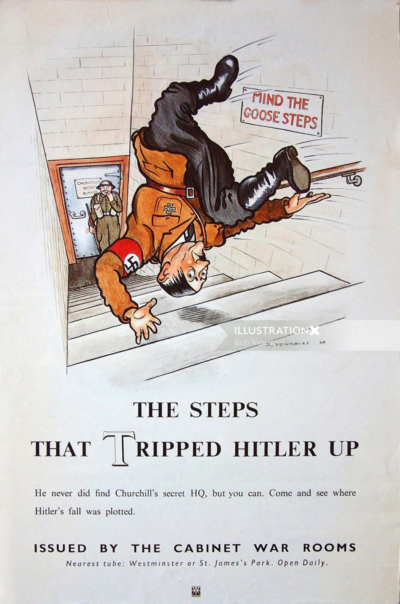 Arte do pôster de That Trapped Hitler Up
