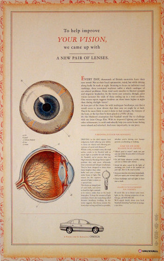 Importância da ilustração médica das lentes oculares