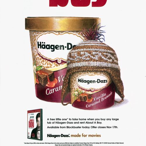 Packaging of Haagen-Dazs Vanilla Caramel Brownie