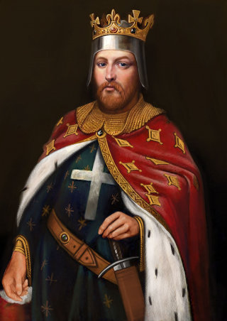 英国国王理查一世的肖像