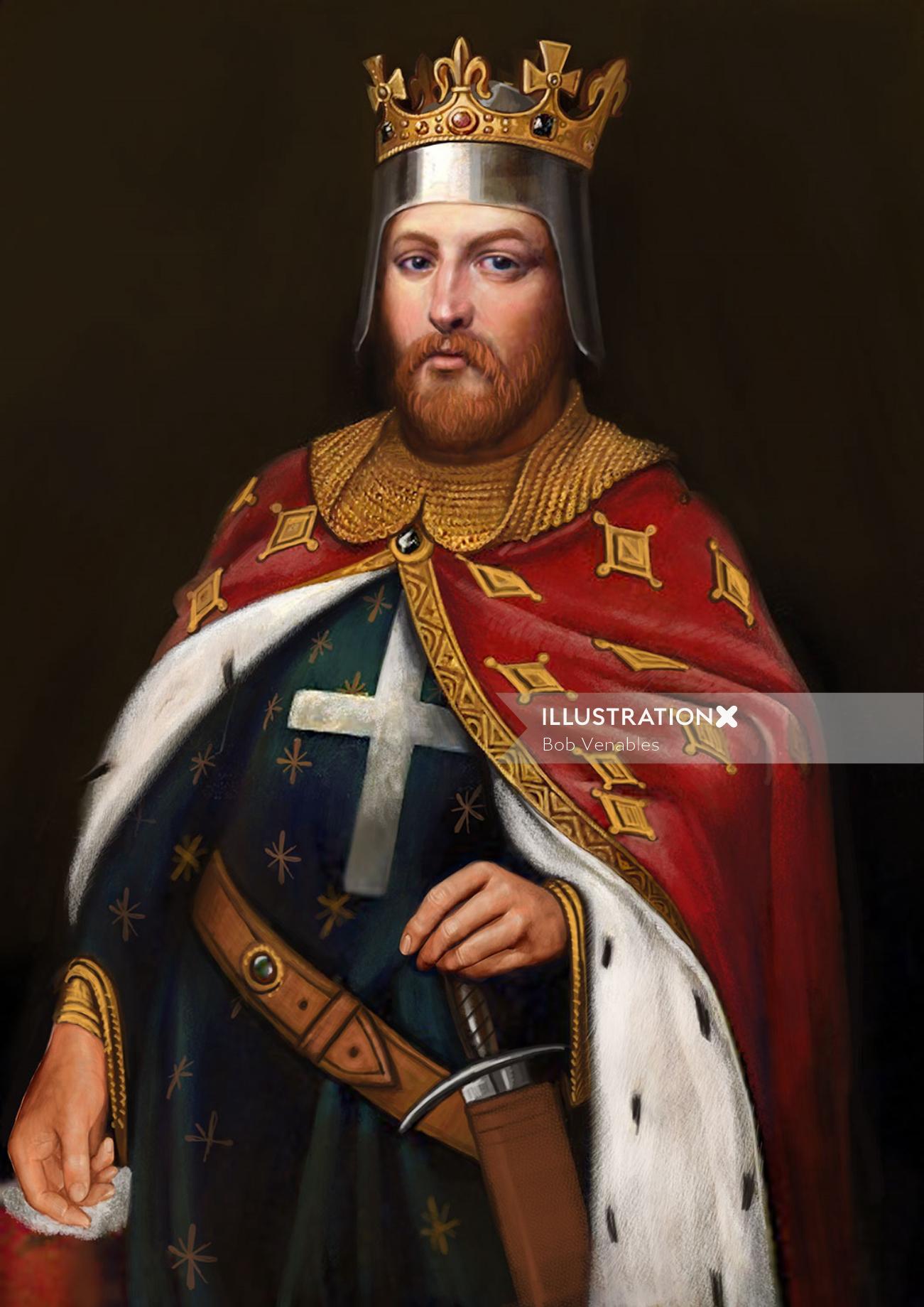 Portrait de Richard Ier, roi d&#39;Angleterre