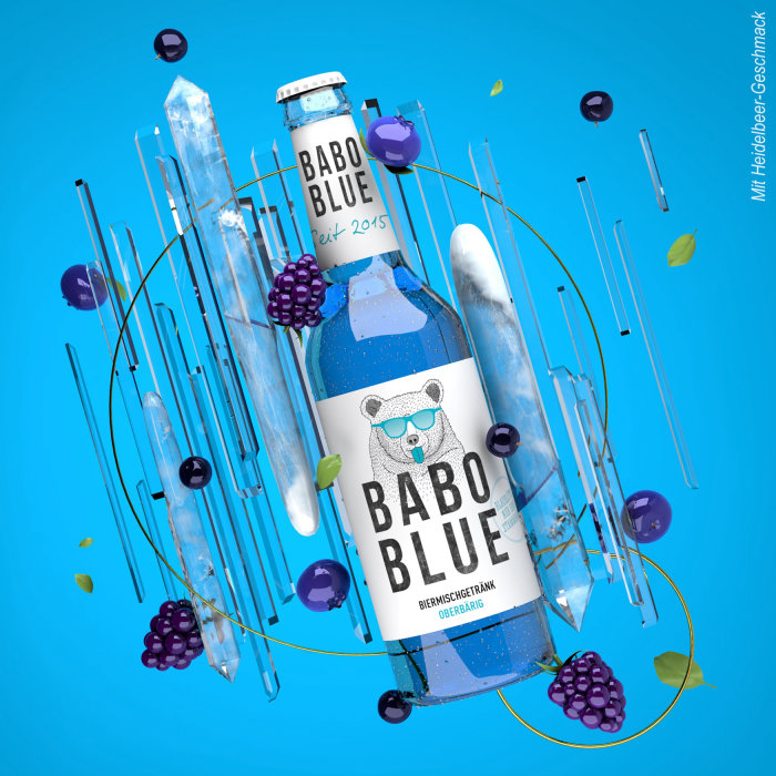 3d Food & Drink Babo Blue grape juice
