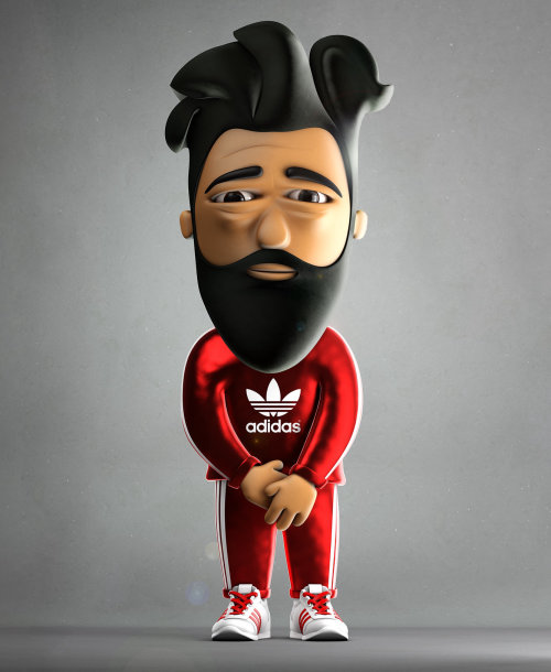 Design de personagens da Adidas