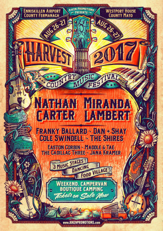 Lettering Poster Art For Harvest 2017