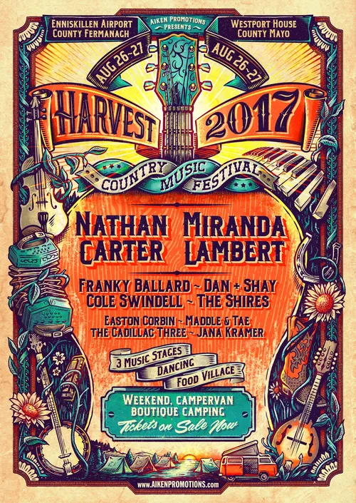 Lettering Poster Art For Harvest 2017