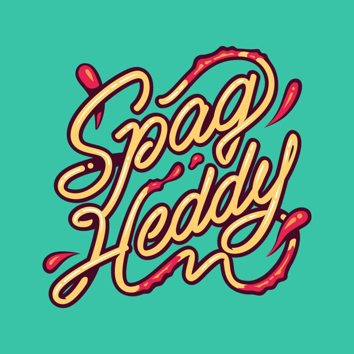 Lettering Illustration Of Spag Heddy