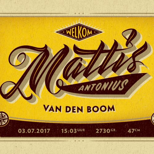 Mattis Antonius poster card design 