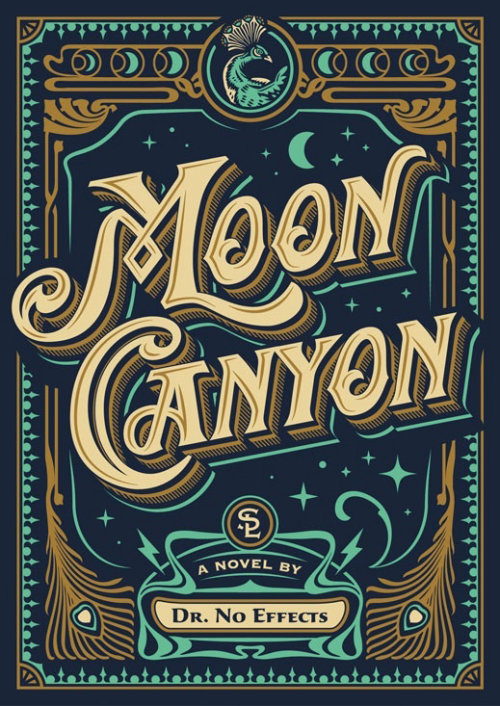 Arte de la cubierta de libro de Moon Canyon