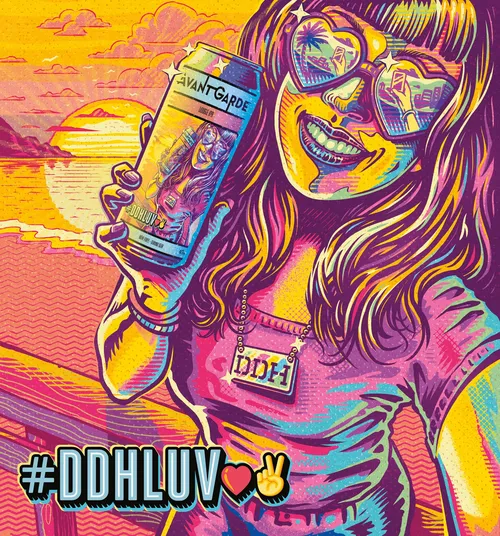 Graphic Lettering DDHLUV