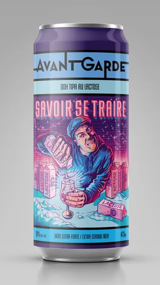 Label design for Advant Grade beer