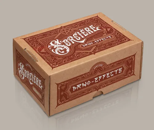 Vintage-style cardboard packaging design by BoomArtwork