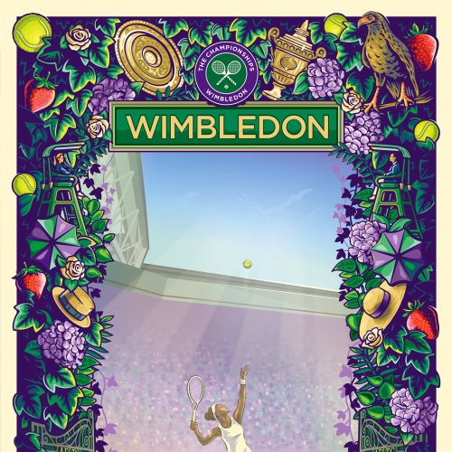 Wimbledon Poster 2023 by BoomArtwork