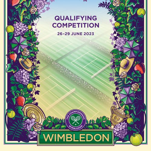 Wimbledon Poster 2023 by BoomArtwork