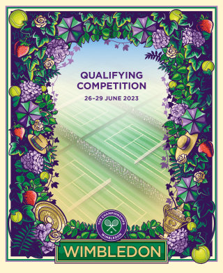 Póster de Wimbledon 2023 de BoomArtwork