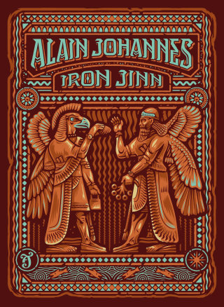 Alain Johannes Iron Jinn - Póster serigrafiado hecho a mano de edición limitada especial