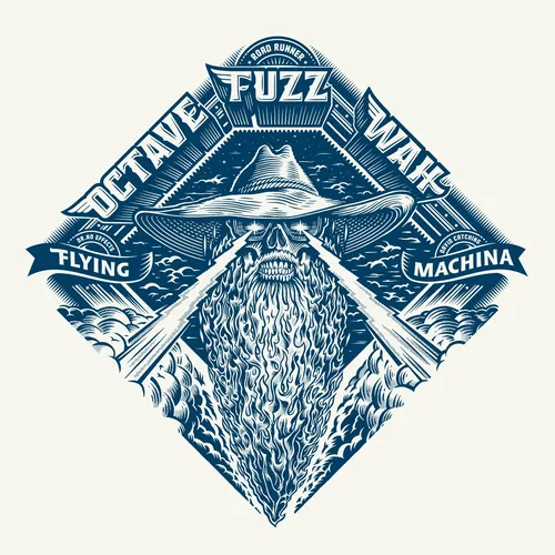 Road Runner Wah Flying Machina Poster Art