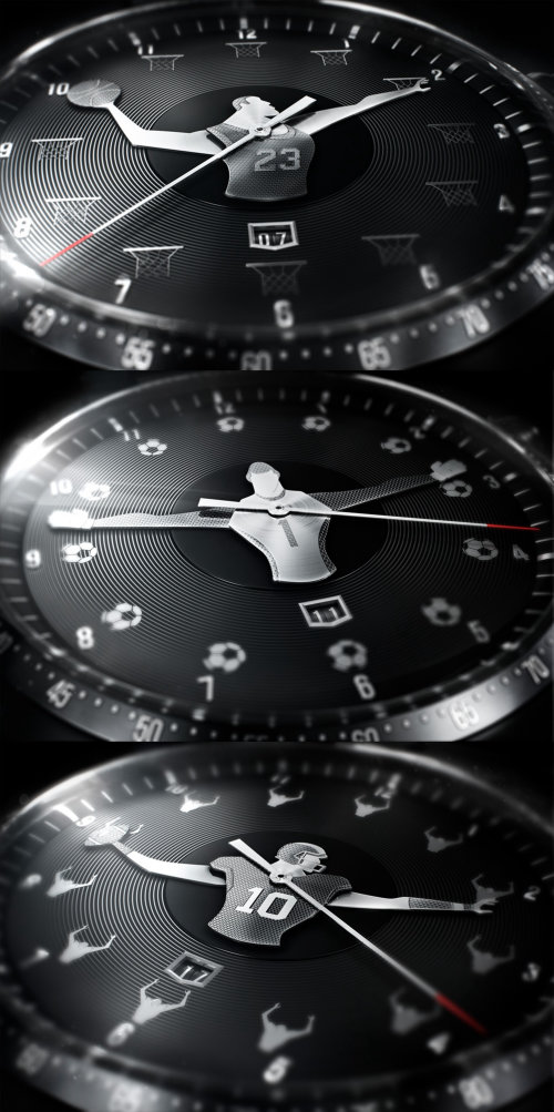 3D illustration of a watch