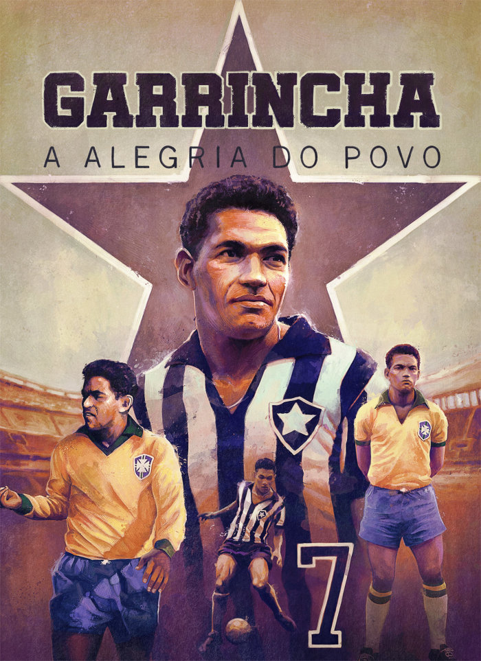 Cubra Garrincha, astro do futebol brasileiro