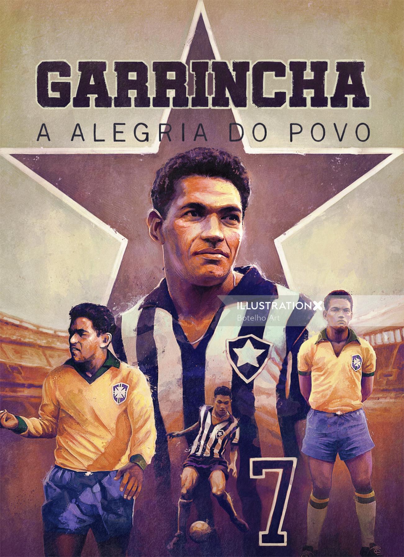 Cover Brazilian soccer star Garrincha