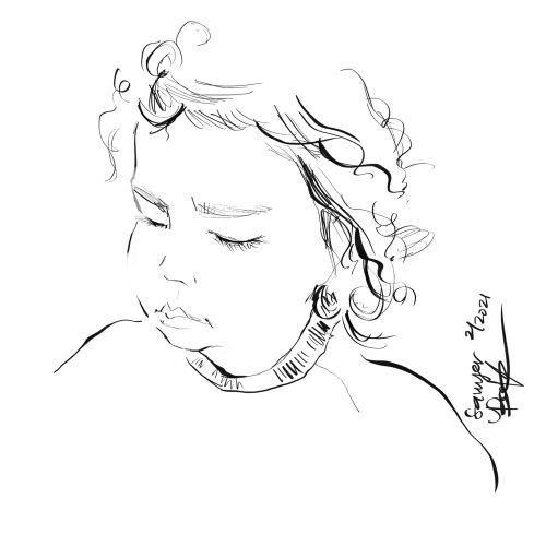 Briana Kranz Live Event Drawing Loose Illustrator from United States