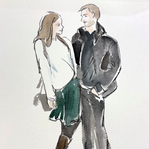 Briana Kranz Live Event Drawing Dibujo de evento en vivo Illustrator from United States