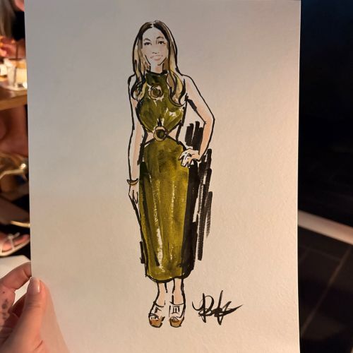 Briana Kranz illustration of a woman wearing an olive jumpsuit