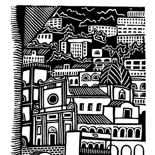 洛桑大教堂木刻版画| Illustration by Burin and Plate