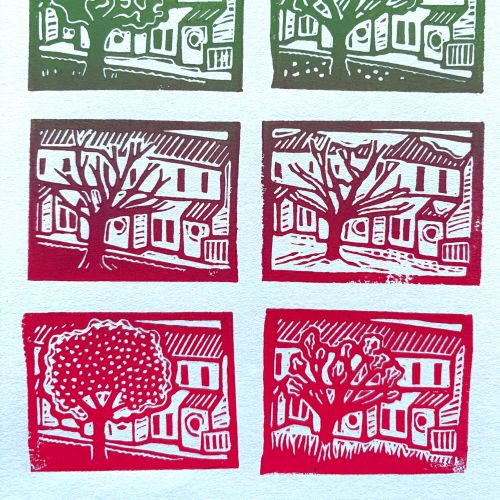 Burin and Plate 木版画 铜板雕刻 Illustrator from United Kingdom