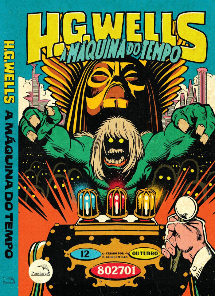 H.G. Wells's A Maquina Do Tempo book box, designed by Butcher Billy
