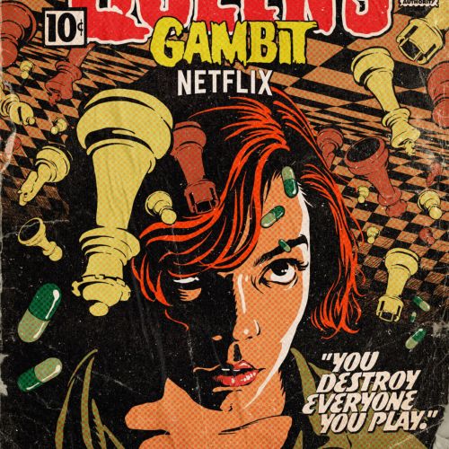 Poster advertising The Queen's Gambit