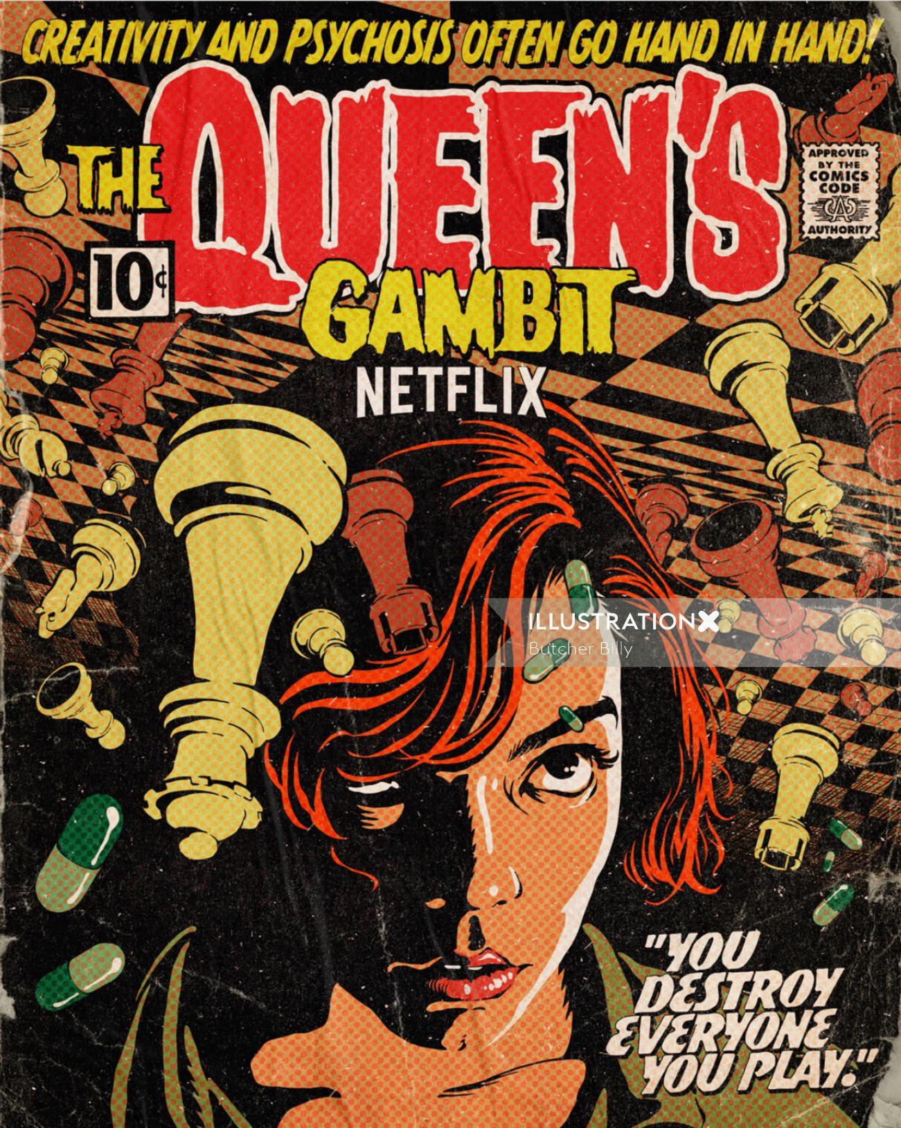 Comics The Queens Gambit

