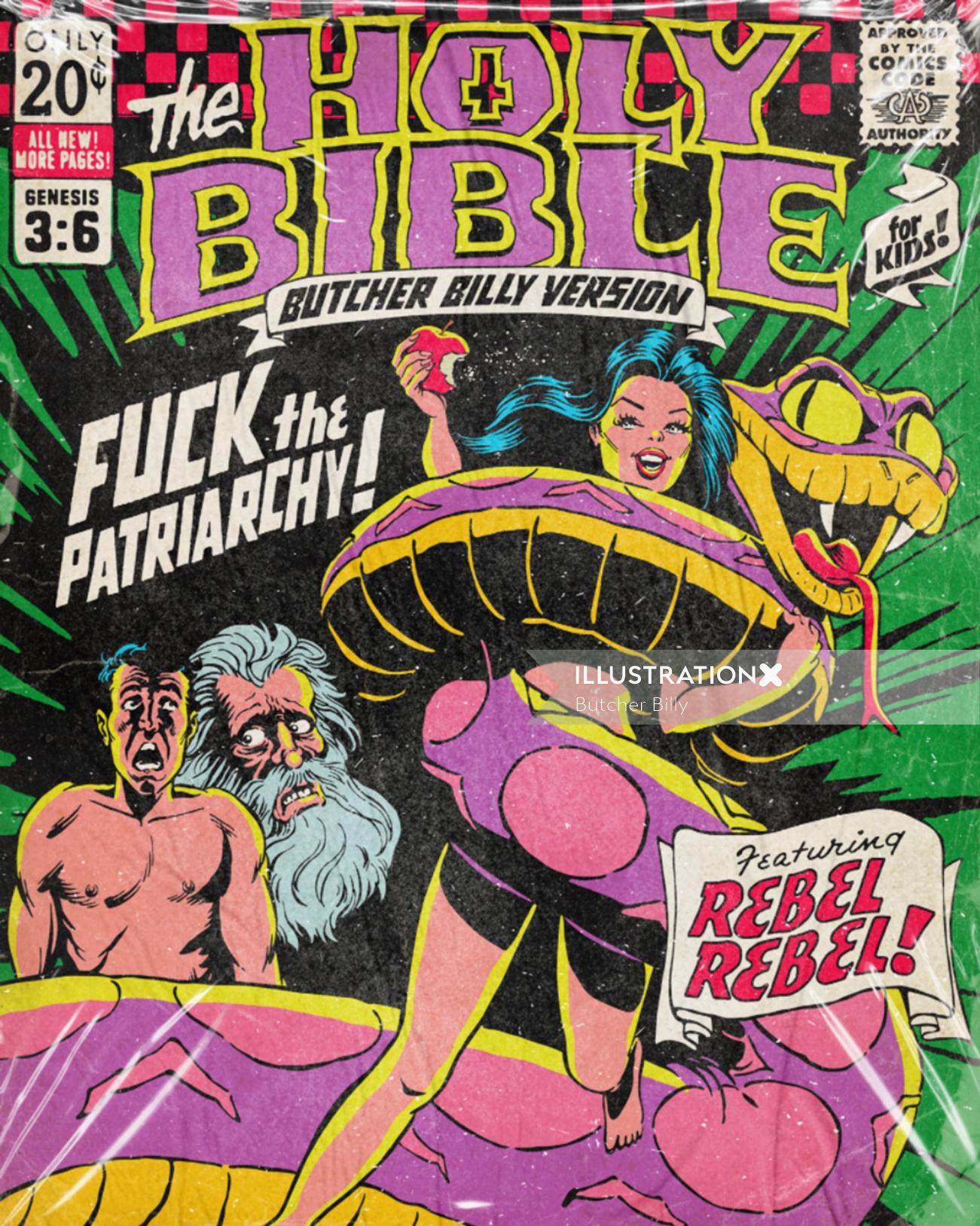 The 21 Holy Bible paintings by Butcher Billy are a blasphemous NFT series