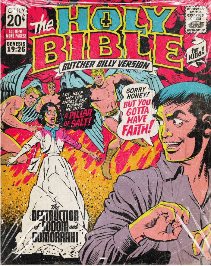 Arte da Bíblia Sagrada de Butcher Billy