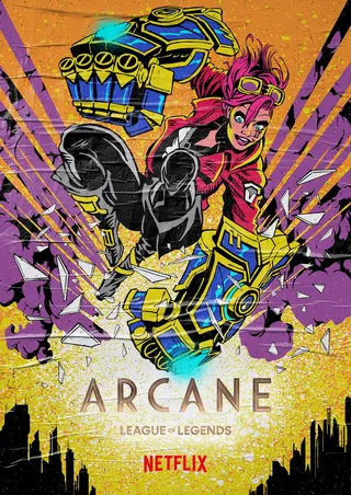 Butcher Billy's Netflix Arcane poster design is stunning