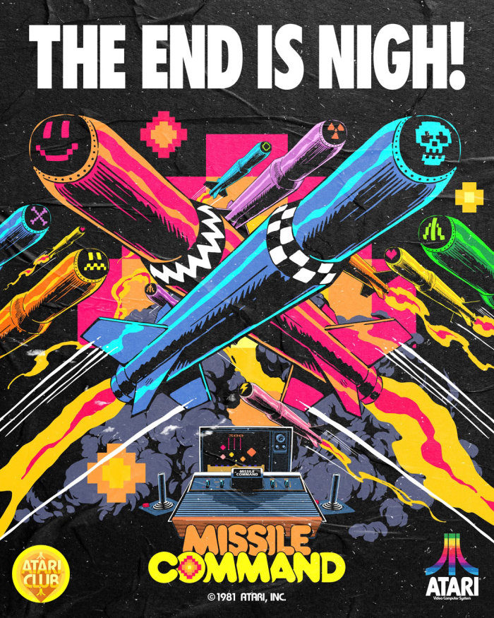 O Fim é Noite! - Missile Command nft art