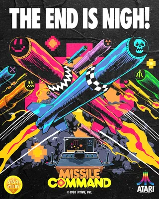 The End is Night! - Missile Command nft art