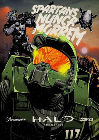 Iconic poster art of Halo season two series