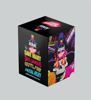 Packaging design of Atari limited edition box set