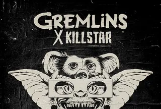 Gremlins and Killstar collaboration logo in black and white
