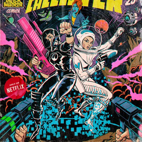 Butcher Billy art for Black Mirror Into Infinity book