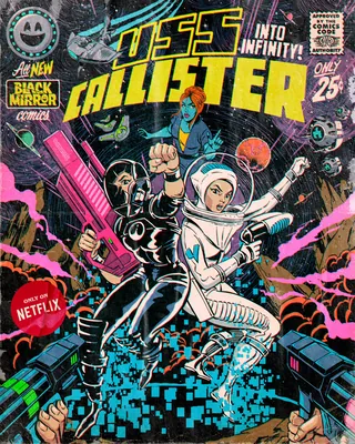 Butcher Billy art for Black Mirror Into Infinity book