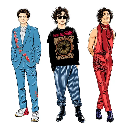 Three young men with diverse, stylish outfits by Butcher Billy
